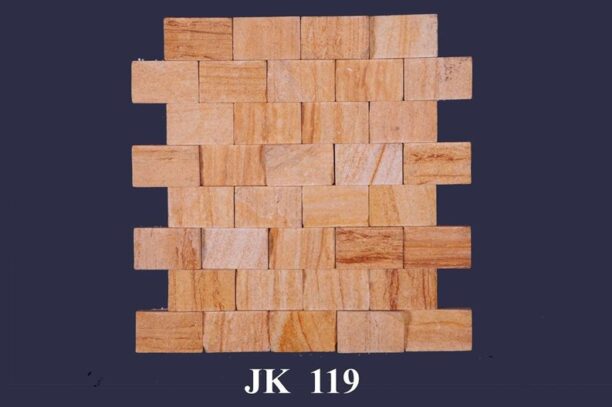 Brown Colour Natural Stone 3D Pattern