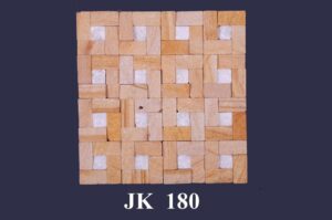 Gold & White Marble Curved Wall Cladding Design 3D Pattern