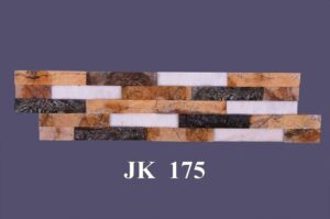 Mix of black,white and brown 3d Natural Stone