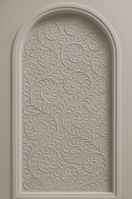 3D Floral Arch Wall Panel