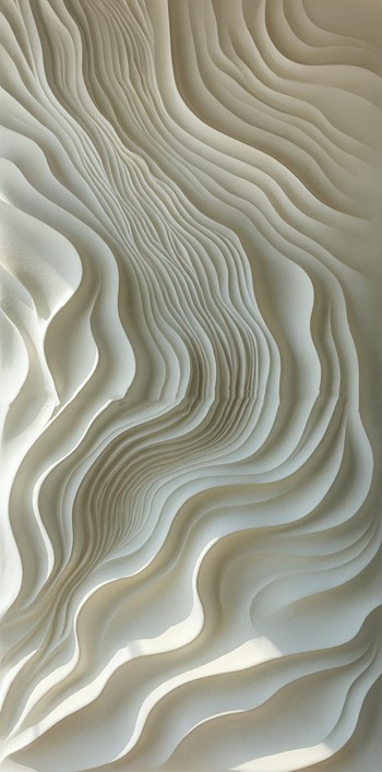 3D Layered Texture Wall Panel Mural