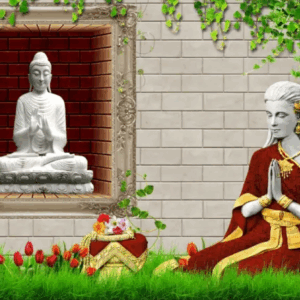 Buddha & Meditative Goddess Wall Art