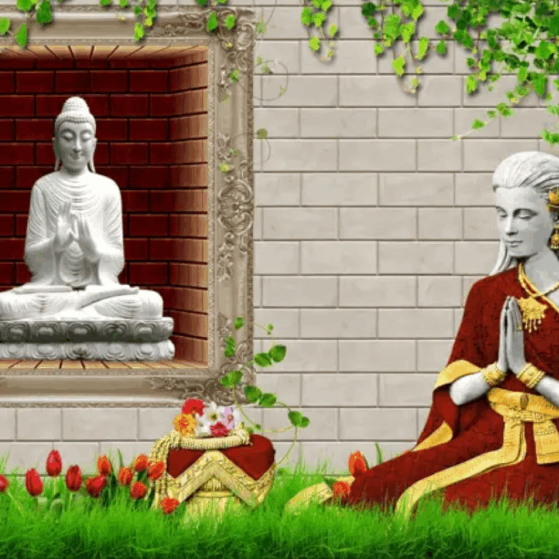 Buddha & Meditative Goddess Wall Art